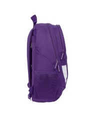 Zaino Scuola Real Valladolid C.F. Bianco Viola 32 x 44 x 16 cm