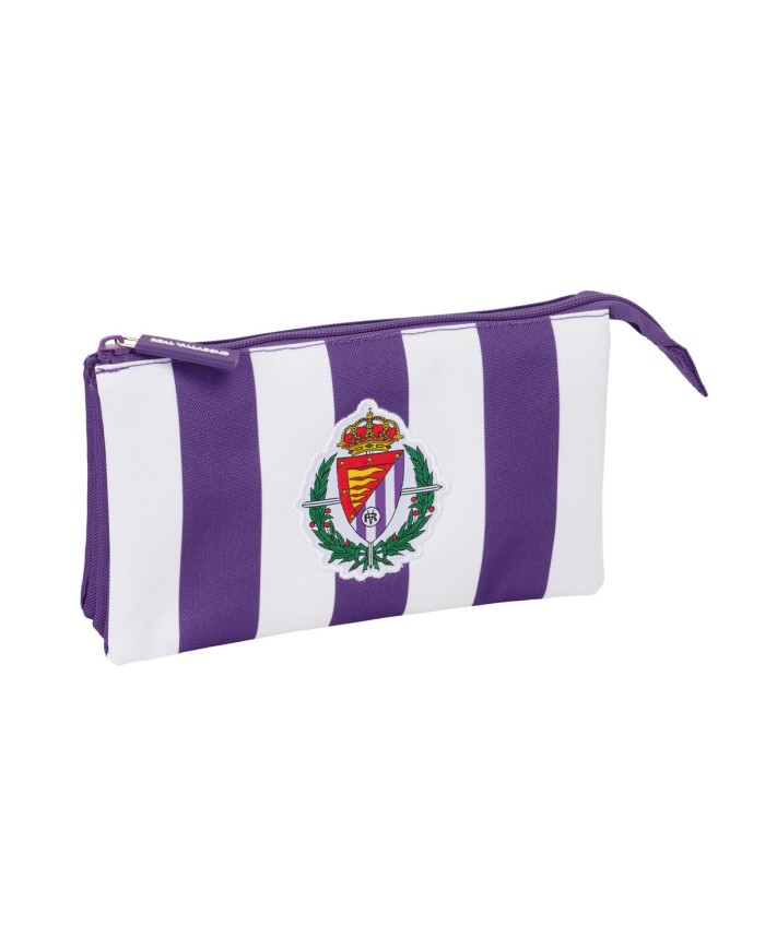 Necessaire Real Valladolid C.F. Bianco Viola 22 x 12 x 3 cm