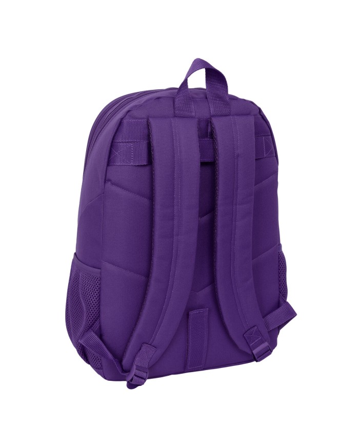 Zaino Scuola Real Valladolid C.F. Bianco Viola 32 x 44 x 16 cm