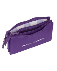Necessaire Real Valladolid C.F. Bianco Viola 22 x 12 x 3 cm