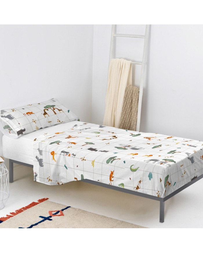 Set di Lenzuola HappyFriday HAPPYFRIDAY MINI Multicolore Singolo Set di Lenzuola HappyFriday HAPPYFRIDAY MINI Multicolore Singolo