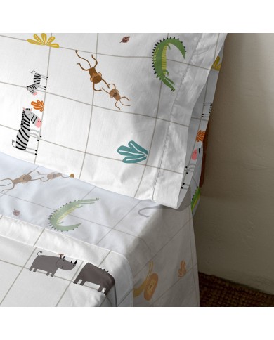 Set di Lenzuola HappyFriday HAPPYFRIDAY MINI Multicolore Singolo Set di Lenzuola HappyFriday HAPPYFRIDAY MINI Multicolore Singolo