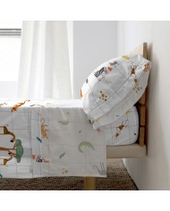 Set di Lenzuola HappyFriday HAPPYFRIDAY MINI Multicolore Singolo Set di Lenzuola HappyFriday HAPPYFRIDAY MINI Multicolore Singolo