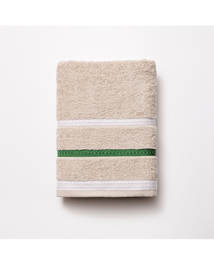 Asciugamano Benetton Beige 50 x 90 cm Righe