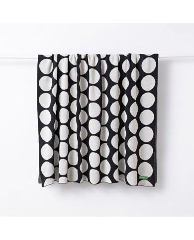 Coperta Benetton Nero Pois 140 x 190 cm Coperta Benetton Nero Pois 140 x 190 cm