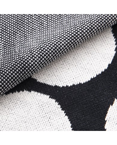 Coperta Benetton Nero Pois 140 x 190 cm Coperta Benetton Nero Pois 140 x 190 cm