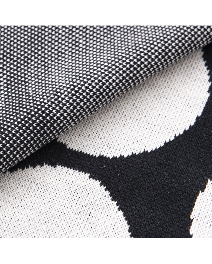 Coperta Benetton Nero Pois 140 x 190 cm Coperta Benetton Nero Pois 140 x 190 cm