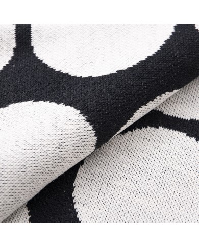 Coperta Benetton Nero Pois 140 x 190 cm Coperta Benetton Nero Pois 140 x 190 cm