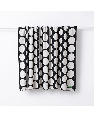 Coperta Benetton Nero Pois 140 x 190 cm Coperta Benetton Nero Pois 140 x 190 cm
