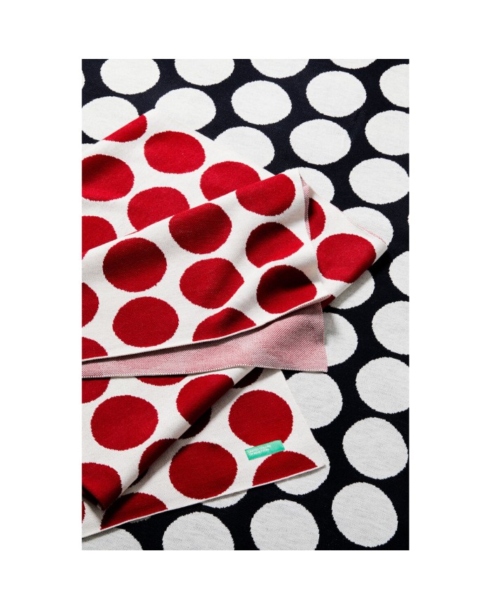 Coperta Benetton Nero Pois 140 x 190 cm Coperta Benetton Nero Pois 140 x 190 cm