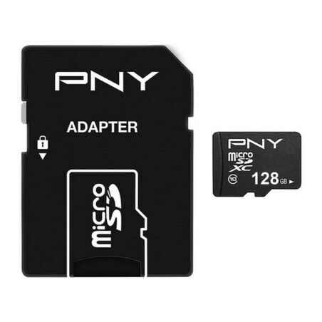 Micro SD Memory Card with Adaptor PNY Performance Plus C10