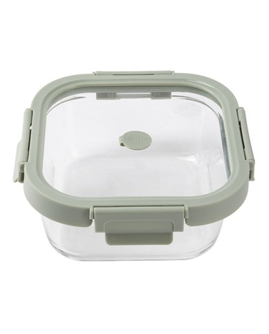 Porta pranzo Ermetico Lékué Vetro Borosilicato Quadrato 800 ml Porta pranzo Ermetico Lékué Vetro Borosilicato Quadrato 800 ml