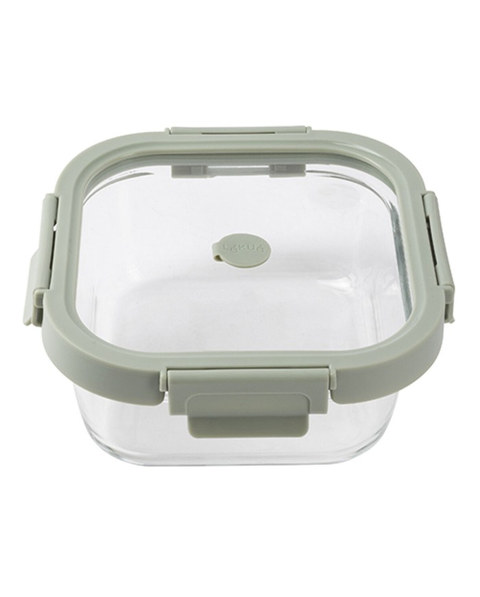 Porta pranzo Ermetico Lékué Vetro Borosilicato Quadrato 800 ml Porta pranzo Ermetico Lékué Vetro Borosilicato Quadrato 800 ml