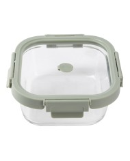 Porta pranzo Ermetico Lékué Vetro Borosilicato Quadrato 800 ml Porta pranzo Ermetico Lékué Vetro Borosilicato Quadrato 800 ml