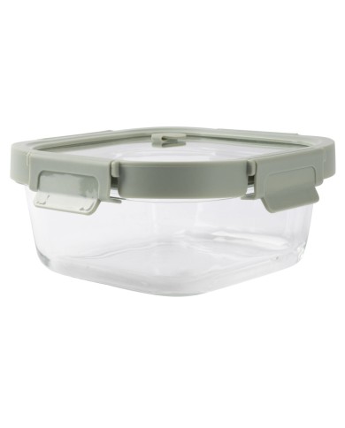 Porta pranzo Ermetico Lékué Vetro Borosilicato Quadrato 800 ml Porta pranzo Ermetico Lékué Vetro Borosilicato Quadrato 800 ml