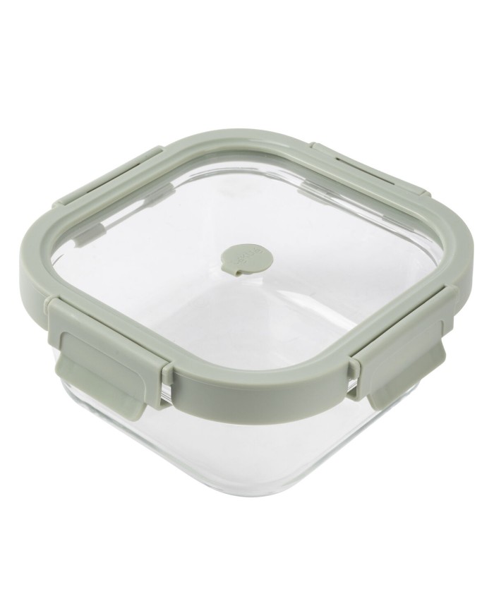 Porta pranzo Ermetico Lékué Vetro Borosilicato Quadrato 800 ml Porta pranzo Ermetico Lékué Vetro Borosilicato Quadrato 800 ml