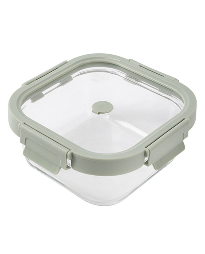 Porta pranzo Ermetico Lékué Vetro Borosilicato Quadrato 800 ml Porta pranzo Ermetico Lékué Vetro Borosilicato Quadrato 800 ml