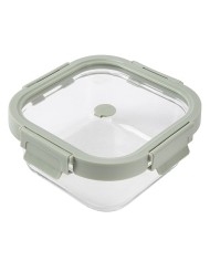 Porta pranzo Ermetico Lékué Vetro Borosilicato Quadrato 800 ml Porta pranzo Ermetico Lékué Vetro Borosilicato Quadrato 800 ml