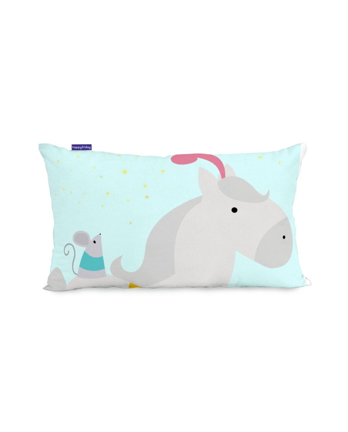 Fodera per cuscino HappyFriday Mr Fox Pumpkin Multicolore 50 x 30 cm Fodera per cuscino HappyFriday Mr Fox Pumpkin Multicolore 50 x 30 cm