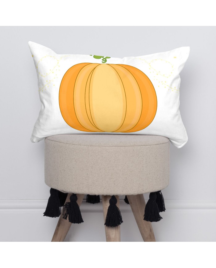 Fodera per cuscino HappyFriday Mr Fox Pumpkin Multicolore 50 x 30 cm Fodera per cuscino HappyFriday Mr Fox Pumpkin Multicolore 50 x 30 cm