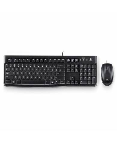 Tastiera Logitech 920-002535 Nero Qwerty in Spagnolo Tastiera Logitech 920-002535 Nero Qwerty in Spagnolo
