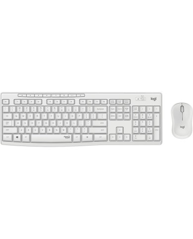 Tastiera e Mouse Logitech MK295 Bianco Qwerty Italiano