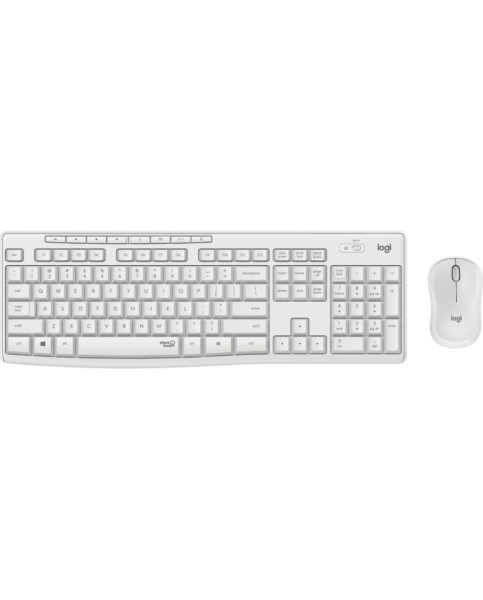 Tastiera e Mouse Logitech MK295 Bianco Qwerty Italiano Tastiera e Mouse Logitech MK295 Bianco Qwerty Italiano