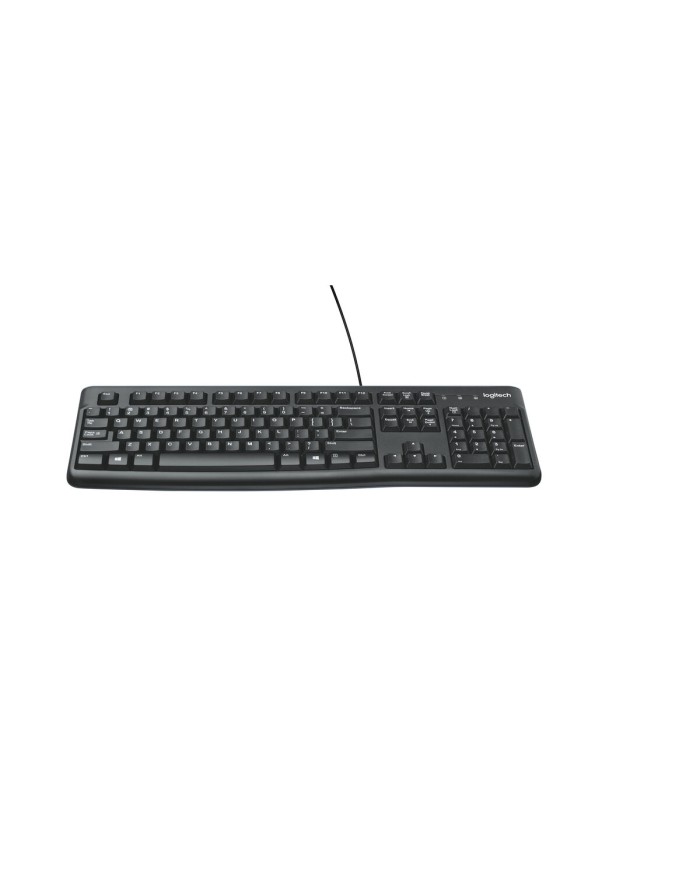 Tastiera Logitech K120 Nero Qwerty in Spagnolo Qwerty US