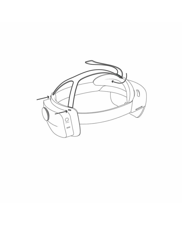 Cinghia Microsoft NKM-00001 Occhiali di Realtà Virtuale Cinghia Microsoft NKM-00001 Occhiali di Realtà Virtuale