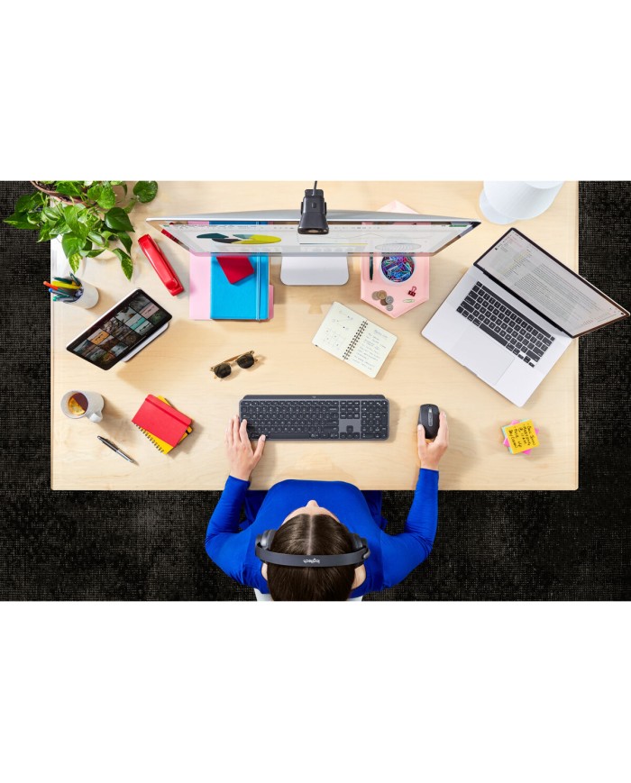 Tastiera Logitech MX KEYS Grafite Qwerty in Spagnolo