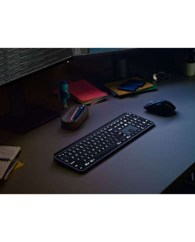 Tastiera Logitech MX KEYS Grafite Qwerty in Spagnolo Tastiera Logitech MX KEYS Grafite Qwerty in Spagnolo
