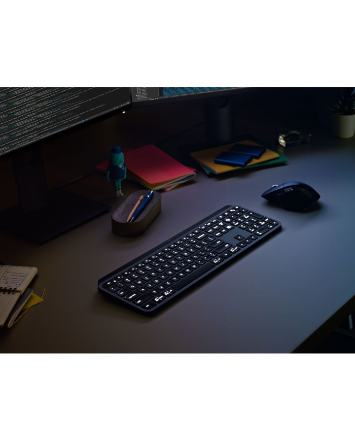 Tastiera Logitech MX KEYS Grafite Qwerty in Spagnolo