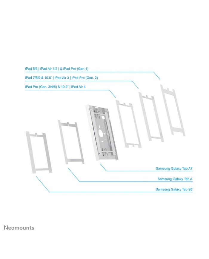 Supporto per cellulare o tablet Neomounts WL15-650WH1 Bianco Supporto per cellulare o tablet Neomounts WL15-650WH1 Bianco