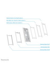 Supporto per cellulare o tablet Neomounts WL15-650WH1 Bianco Supporto per cellulare o tablet Neomounts WL15-650WH1 Bianco