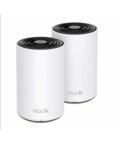 Router TP-Link DECO XE75(2-PACK) Bianco Wi-Fi RJ45 Ethernet LAN Router TP-Link DECO XE75(2-PACK) Bianco Wi-Fi RJ45 Ethernet LAN