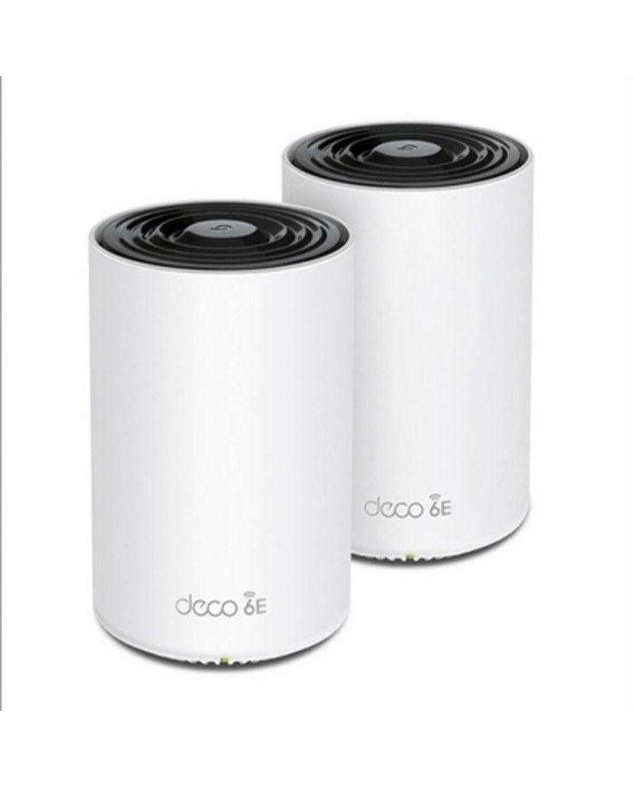 Router TP-Link DECO XE75(2-PACK) Bianco Wi-Fi RJ45 Ethernet LAN