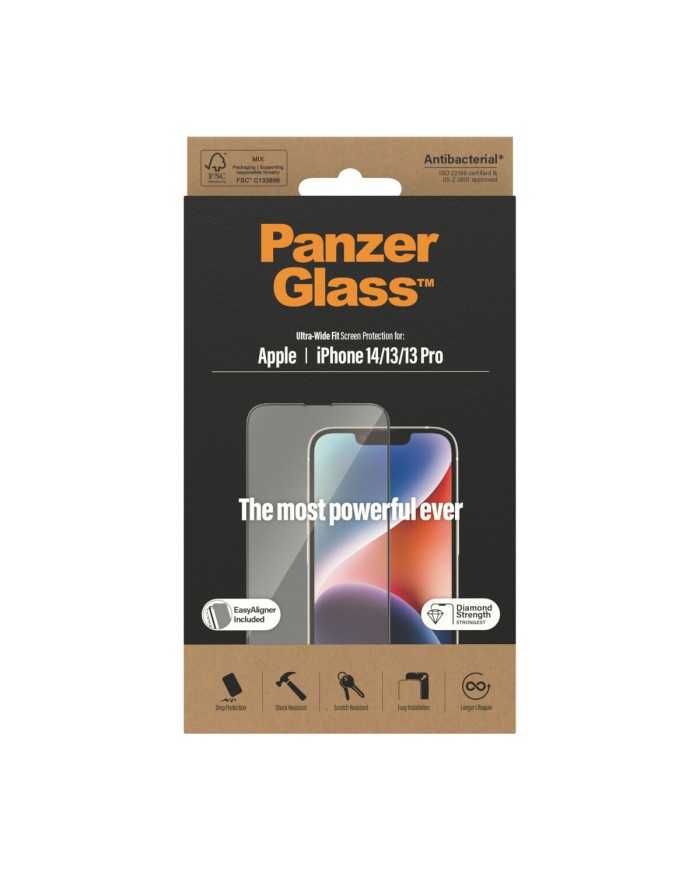 Protettore Schermo per Cellulare Panzer Glass 2783 Apple iPhone 13 Pro iPhone 13 iPhone 14 Protettore Schermo per Cellulare Panzer Glass 2783 Apple iPhone 13 Pro iPhone 13 iPhone 14