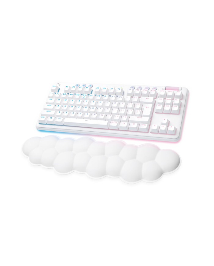 Tastiera Wireless Logitech 920-010465 Qwerty in Spagnolo Bianco