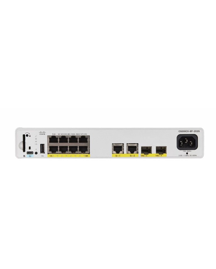 Switch CISCO C9200CX-8P-2X2G-E Switch CISCO C9200CX-8P-2X2G-E