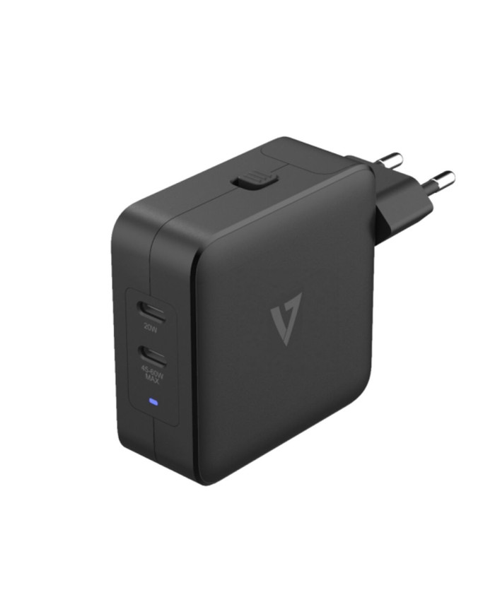 Caricatore portatile V7 ACUSBC65WGAN Nero Caricatore portatile V7 ACUSBC65WGAN Nero