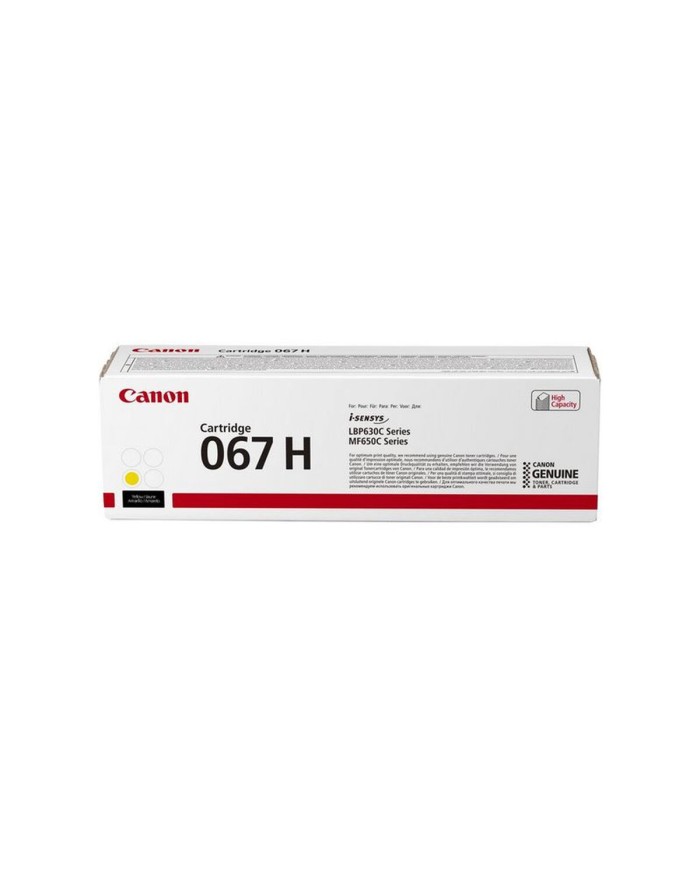 Toner Originale Canon 067H Giallo