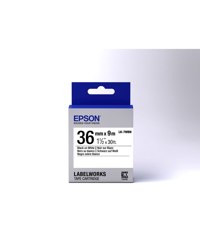 Etichette per Stampante Epson C53S657006 Nero Nero/Bianco Etichette per Stampante Epson C53S657006 Nero Nero/Bianco