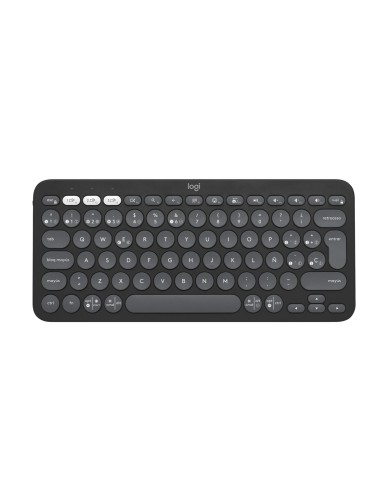 Tastiera e Mouse Logitech K380S Grafite Qwerty in Spagnolo