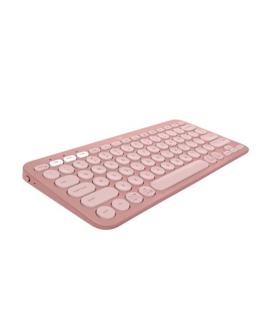 Tastiera Wireless Logitech K380s Rosa Qwerty in Spagnolo Tastiera Wireless Logitech K380s Rosa Qwerty in Spagnolo