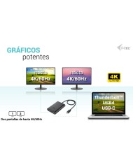 Adattatore Thunderbolt con USB-C i-Tec C31DUAL4K60DP Adattatore Thunderbolt con USB-C i-Tec C31DUAL4K60DP
