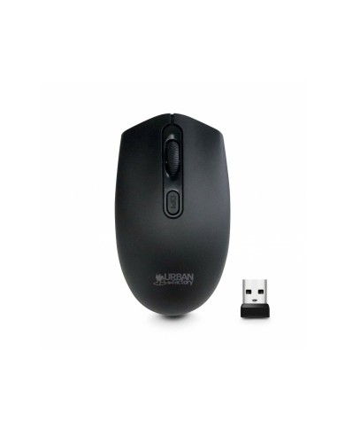 Mouse senza Fili Urban Factory FCM01UF Nero 1600 dpi