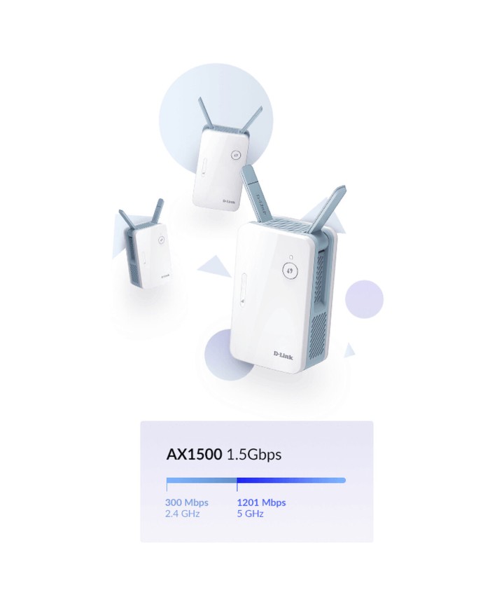 Amplificatore Wi-Fi D-Link Eagle Pro AI AX1500