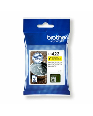 Cartuccia ad Inchiostro Originale Brother LC-422Y Giallo
