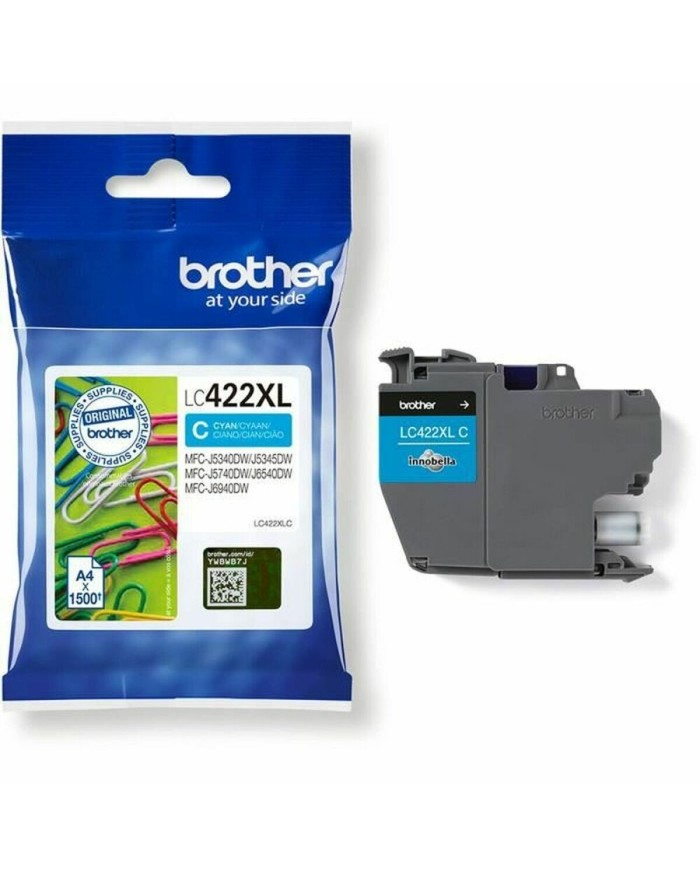 Cartuccia ad Inchiostro Originale Brother LC-422XLC Ciano Cartuccia ad Inchiostro Originale Brother LC-422XLC Ciano