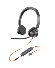 Auricolari con Microfono Poly Blackwire 3310 Nero Auricolari con Microfono Poly Blackwire 3310 Nero
